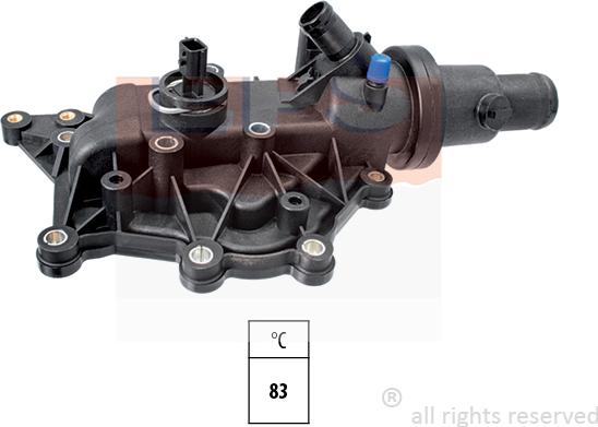 MDR EPS-1880 716 - Coolant thermostat / housing autospares.lv