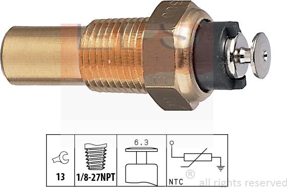 MDR EPS-1830 005 - Sensor, coolant temperature autospares.lv