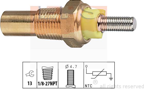 MDR EPS-1830 028 - Sensor, coolant temperature autospares.lv