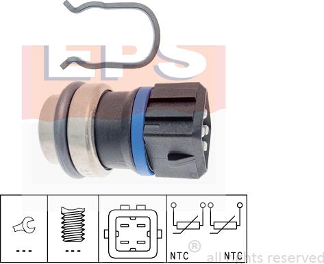 MDR EPS-1830 146 - Sensor, coolant temperature autospares.lv