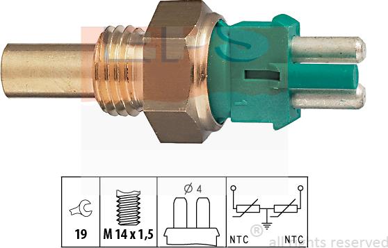 MDR EPS-1830 140 - Sensor, coolant temperature autospares.lv