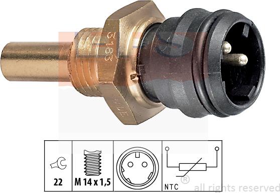 MDR EPS-1830 183 - Sensor, coolant temperature autospares.lv