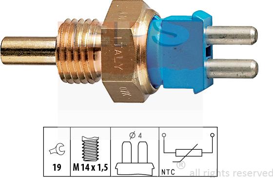 MDR EPS-1830 139 - Sensor, coolant temperature autospares.lv