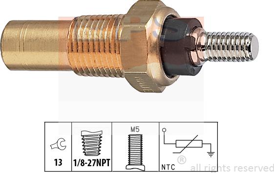 MDR EPS-1830 124 - Sensor, coolant temperature autospares.lv