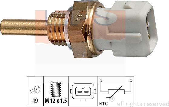 MDR EPS-1830 127 - Sensor, coolant temperature autospares.lv