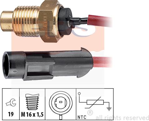 MDR EPS-1830 175 - Sensor, coolant temperature autospares.lv