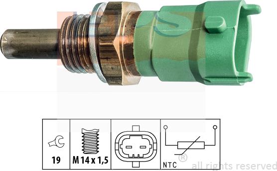 MDR EPS-1830 394 - Sensor, coolant temperature autospares.lv