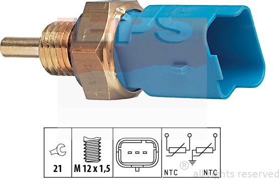 MDR EPS-1830 291 - Sensor, coolant temperature autospares.lv