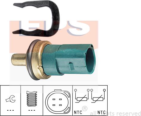 MDR EPS-1830 258 - Sensor, coolant temperature autospares.lv