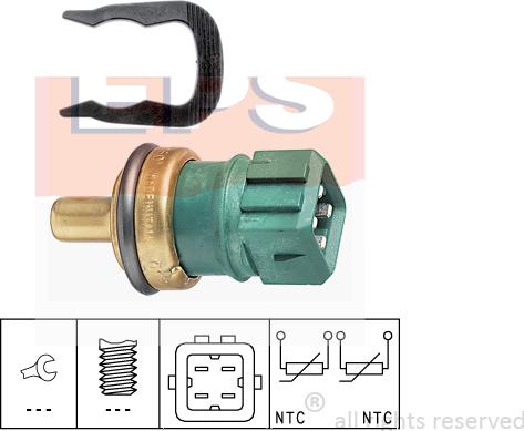 MDR EPS-1830 260 - Sensor, coolant temperature autospares.lv