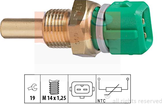 MDR EPS-1830 204 - Sensor, coolant temperature autospares.lv