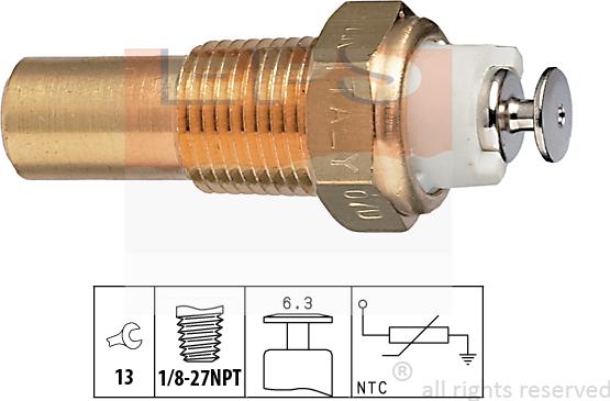 MDR EPS-1830 235 - Sensor, coolant temperature autospares.lv