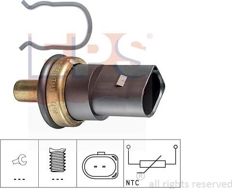 MDR EPS-1830 278 - Sensor, coolant temperature autospares.lv