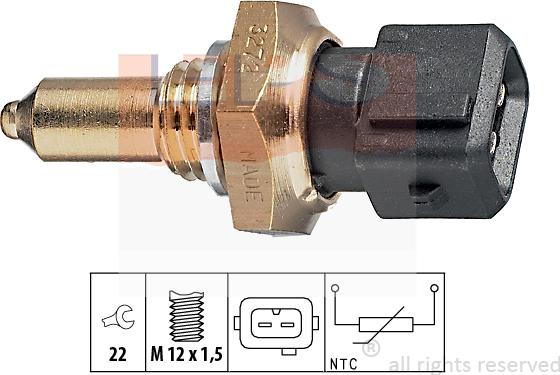 MDR EPS-1830 272 - Sensor, coolant temperature autospares.lv