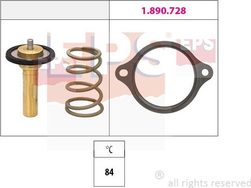 MDR EPS-1879 970 - Coolant thermostat / housing autospares.lv