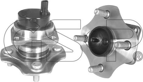 MDR GSP-9400062 - Wheel hub, bearing Kit autospares.lv