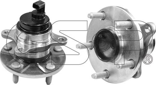 MDR GSP-9400292 - Wheel hub, bearing Kit autospares.lv