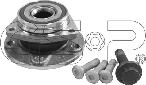 MDR GSP-9336022K - Wheel hub, bearing Kit autospares.lv