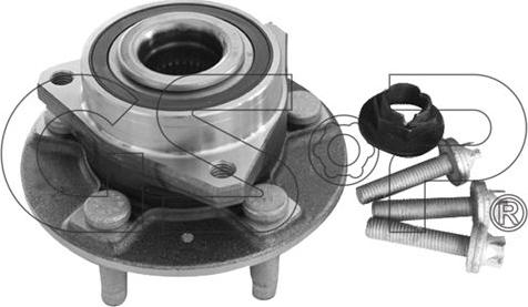 MDR GSP-9330024K - Wheel hub, bearing Kit autospares.lv