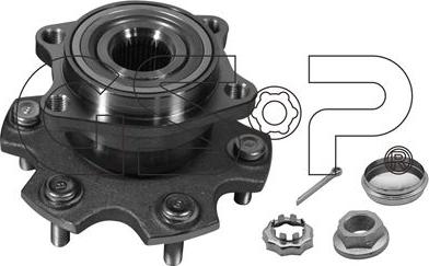 MDR GSP-9333085K - Wheel hub, bearing Kit autospares.lv