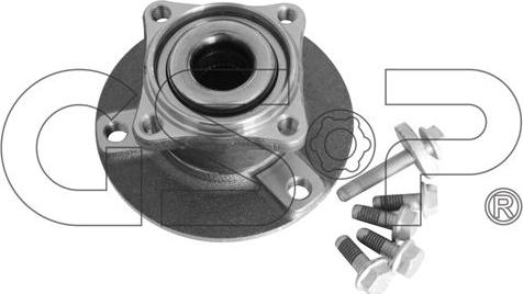 MDR GSP-9333076K - Wheel hub, bearing Kit autospares.lv