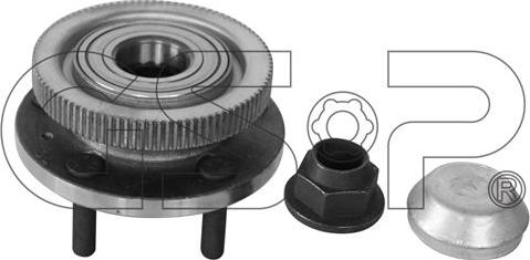 MDR GSP-9235027K - Wheel hub, bearing Kit autospares.lv