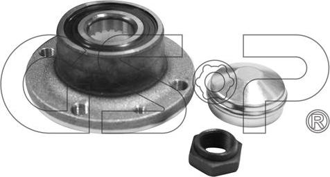 MDR GSP-9230044K - Wheel hub, bearing Kit autospares.lv