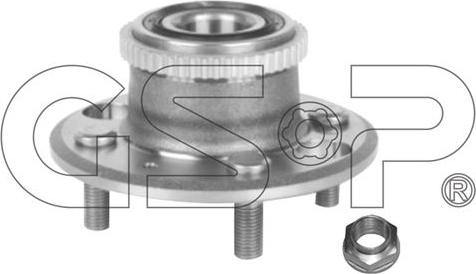 MDR GSP-9230015K - Wheel hub, bearing Kit autospares.lv