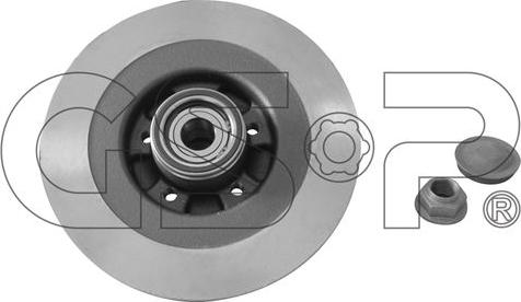 MDR GSP-9230142K - Brake Disc autospares.lv