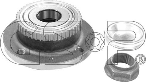 MDR GSP-9232035K - Wheel hub, bearing Kit autospares.lv