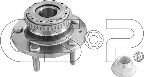 MDR GSP-9232037K - Wheel hub, bearing Kit autospares.lv