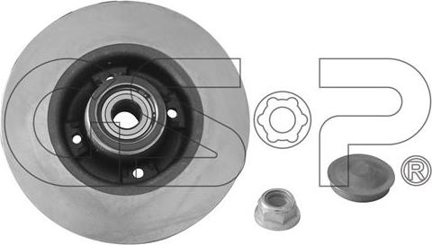 MDR GSP-9225019K - Brake Disc autospares.lv