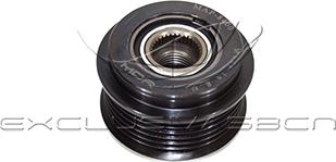 MDR MAP-8400 - Pulley, alternator, freewheel clutch autospares.lv