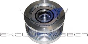 MDR MAP-8H01 - Pulley, alternator, freewheel clutch autospares.lv