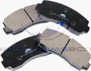 MDR MFP-2502 - Brake Pad Set, disc brake autospares.lv