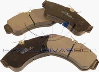 MDR MFP-2015 - Brake Pad Set, disc brake autospares.lv