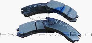 MDR MFP-2135 - Brake Pad Set, disc brake autospares.lv