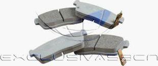 MDR MFP-2809 - Brake Pad Set, disc brake autospares.lv