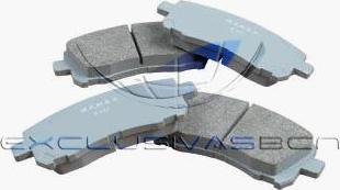 MDR MFP-2796 - Brake Pad Set, disc brake autospares.lv