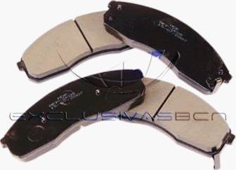 MDR MFP-2K05 - Brake Pad Set, disc brake autospares.lv