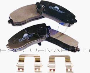 MDR MFP-2K10 - Brake Pad Set, disc brake autospares.lv