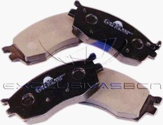 MDR MFP-2K12 - Brake Pad Set, disc brake autospares.lv