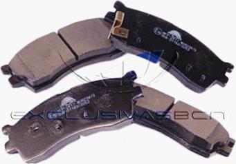 MDR MFP-2K17 - Brake Pad Set, disc brake autospares.lv