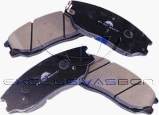 MDR MFP-2S01 - Brake Pad Set, disc brake autospares.lv