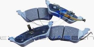 MDR MRP-2993 - Brake Pad Set, disc brake autospares.lv