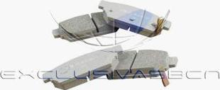 MDR MRP-2504 - Brake Pad Set, disc brake autospares.lv