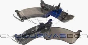 MDR MRP-2B02 - Brake Pad Set, disc brake autospares.lv