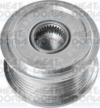 Meat & Doria 45254 - Pulley, alternator, freewheel clutch autospares.lv