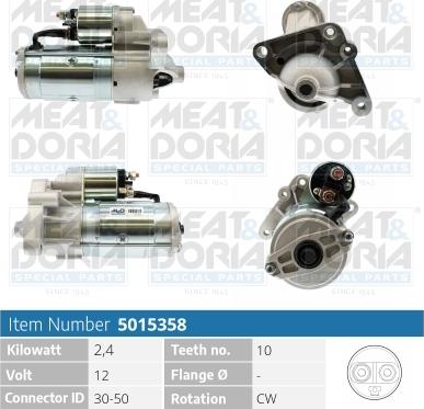 Meat & Doria 5015358 - Starter autospares.lv