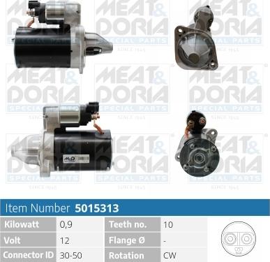 Meat & Doria 5015313 - Starter autospares.lv